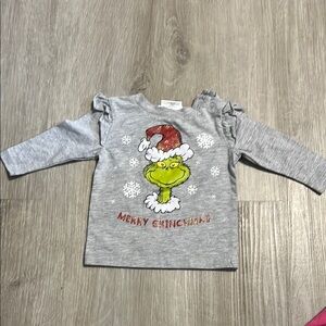 Gray Grinch Christmas Kids Shirt